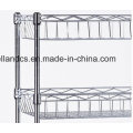 NSF Approbation 4 Tiers Chrome Mesh Rack de panier de cuisine